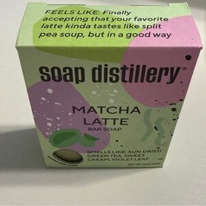 “Matcha Latte” Handmade Bar Soap 4oz — Green Tea & Violet Leaf Bliss 🌿 🆕